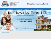 Tablet Screenshot of besthomes-realestate.com